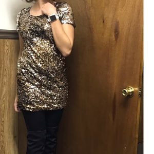 Multi sequin dress